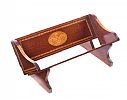 EDWARDIAN INLAID MAHOGANY BOOK TROUGH at Ross's Online Art Auctions