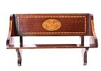 EDWARDIAN INLAID MAHOGANY BOOK TROUGH at Ross's Online Art Auctions