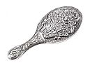 EMBOSSED SILVER HAND MIRROR at Ross's Online Art Auctions