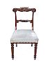 FINE SET OF SIX WILLIAM IV MAHOGANY DINING ROOM CHAIRS at Ross's Online Art Auctions
