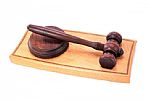 HAND CARVED GAVEL & REST at Ross's Online Art Auctions