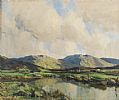 A WEE HARBOUR, LOUGH ANURE, CO DONEGAL by James Humbert Craig RHA RUA at Ross's Online Art Auctions