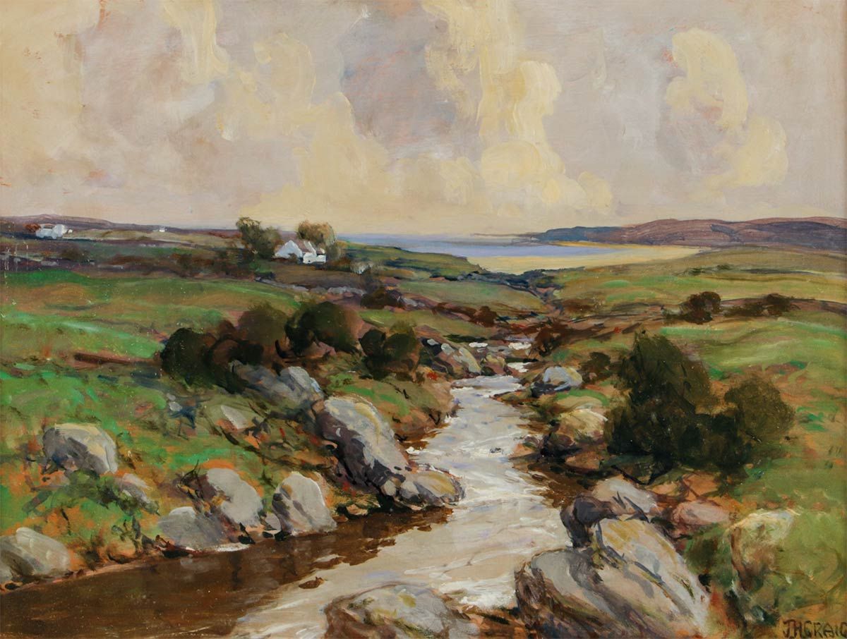 IN DONEGAL by James Humbert Craig RHA RUA at Ross's Online Art Auctions