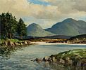 LOUGH SHINDILLA, CO GALWAY by Maurice Canning  Wilks ARHA RUA at Ross's Online Art Auctions