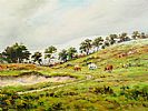 WINTER PASTURES, THE GLENS by Charles McAuley at Ross's Online Art Auctions