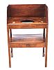 GEORGIAN INLAID MAHOGANY GALLERY BACK WASHSTAND at Ross's Online Art Auctions