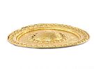 EMBOSSED BRASS SHIELD at Ross's Online Art Auctions