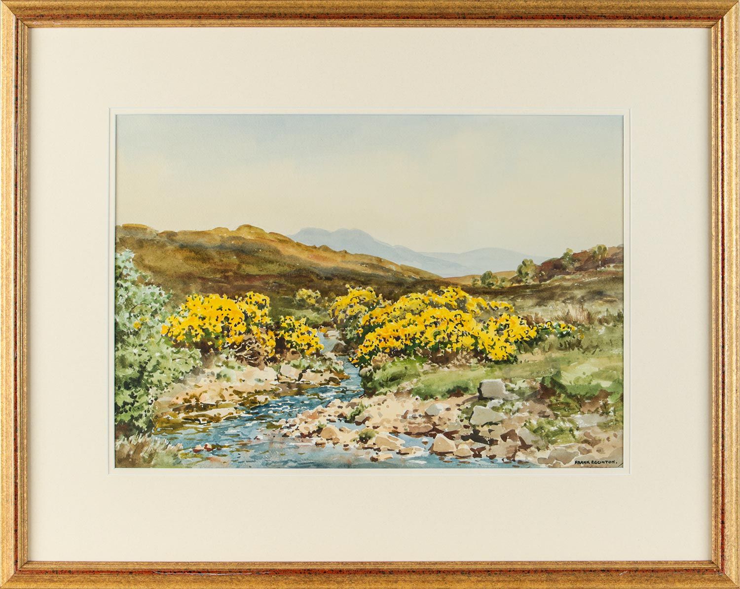 STREAM AT MULROY BAY, DONEGAL by Frank Egginton RCA FIAL at Ross's Online Art Auctions