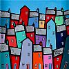 HOUSE COLOURS by Paul Bursnall at Ross's Online Art Auctions
