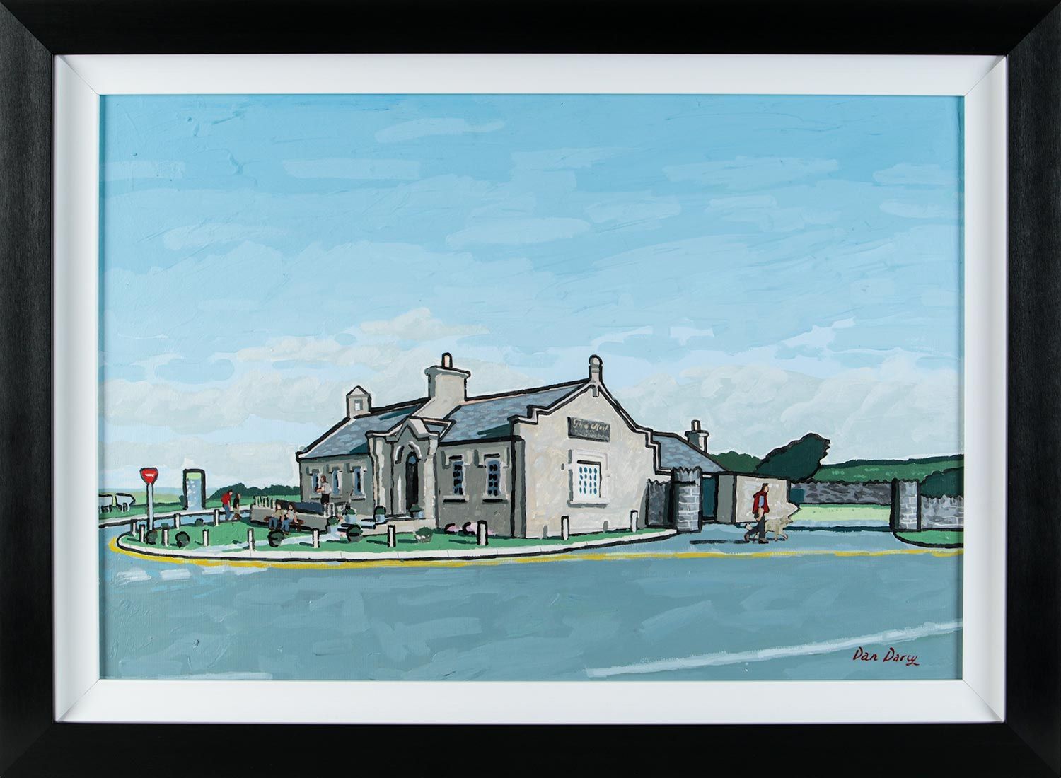 THE NOOK, CAUSEWAY COAST NEAR BUSHMILLS by Dan Darcy at Ross's Online Art Auctions
