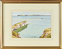 VIEW TO RATHLIN ISLAND by Samuel McLarnon UWS at Ross's Online Art Auctions