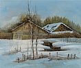 WINTER COTTAGES by Y. Jack at Ross's Online Art Auctions