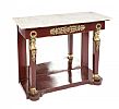 EMPIRE STYLE MANTLE TOP CONSOLE TABLE at Ross's Online Art Auctions