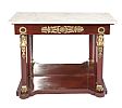 EMPIRE STYLE MANTLE TOP CONSOLE TABLE at Ross's Online Art Auctions