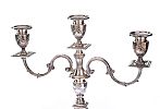 ADAM STYLE SILVER CANDELABRUM at Ross's Online Art Auctions