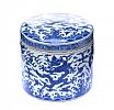 CHINESE BLUE & WHITE PORCELAIN JAR & COVER at Ross's Online Art Auctions