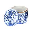 CHINESE BLUE & WHITE PORCELAIN JAR & COVER at Ross's Online Art Auctions