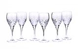 SET OF SIX ROYAL DOULTON WINE GLASSES at Ross's Online Art Auctions