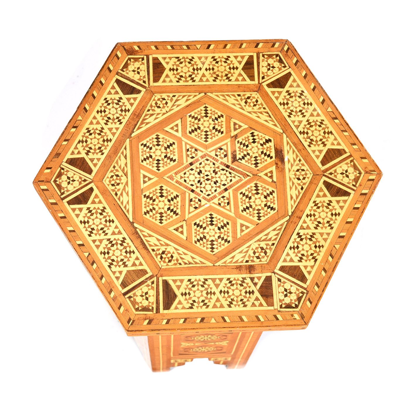 INLAID WALNUT CAIRO TABLE at Ross's Online Art Auctions