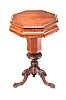 VICTORIAN MAHOGANY SEWING TABLE at Ross's Online Art Auctions