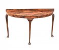ROSEWOOD CONSOLE TABLE at Ross's Online Art Auctions