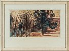TREES AND HEDGES by George Campbell RHA RUA at Ross's Online Art Auctions