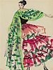 FASHION MODEL, THE GREEN SCARF by Gladys Maccabe HRUA at Ross's Online Art Auctions