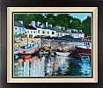THE HARBOUR AT ROUNDSTONE, CONNEMARA by Dennis Orme Shaw at Ross's Online Art Auctions
