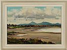MOUNTAINS OF MOURNE FROM NEAR DUNDRUM by Charles McAuley at Ross's Online Art Auctions