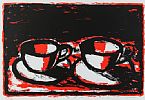 TEA CUPS AND SAUCERS by Neil Shawcross RHA RUA at Ross's Online Art Auctions