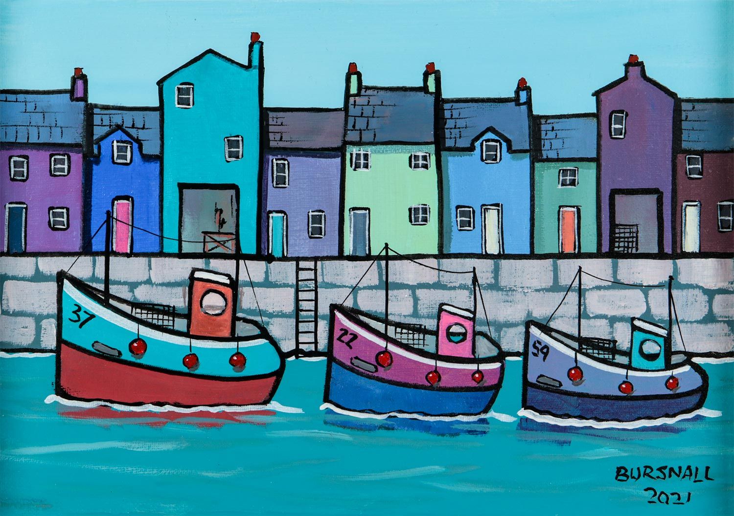 SEA MASTERS by Paul Bursnall at Ross's Online Art Auctions