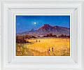 MOONLIT CORNFIELDS, MOURNES, CO.DOWN by William Cunningham at Ross's Online Art Auctions