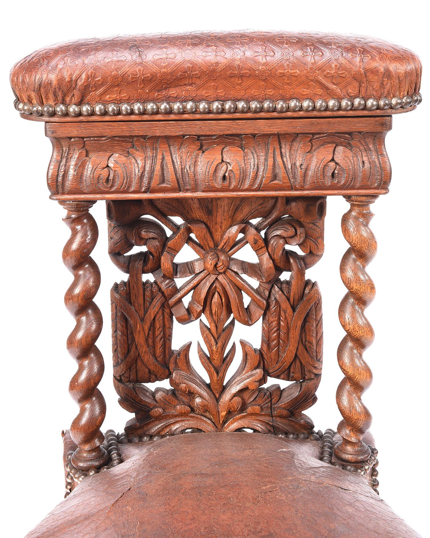 RARE PAIR OF 19TH CENTURY OAK COCK FIGHTING CHAIRS at Ross's Online Art Auctions