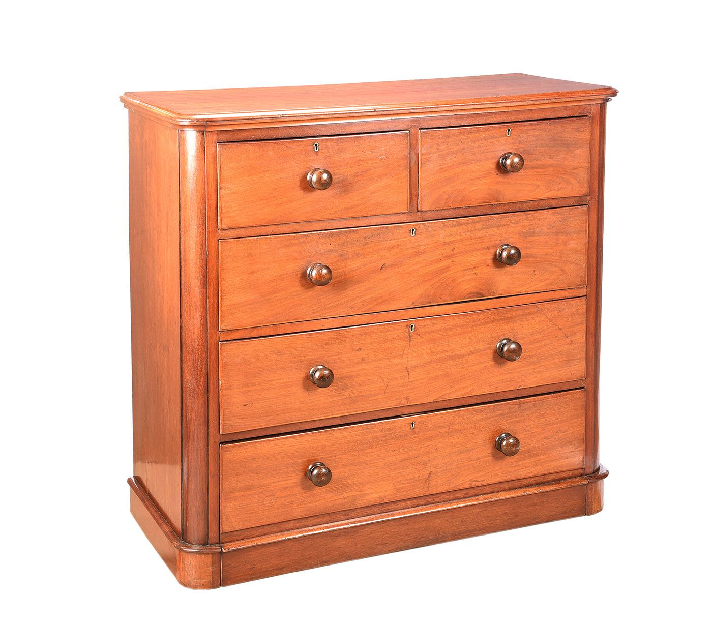 VICTORIAN MAHOGANY CHEST at Ross's Online Art Auctions