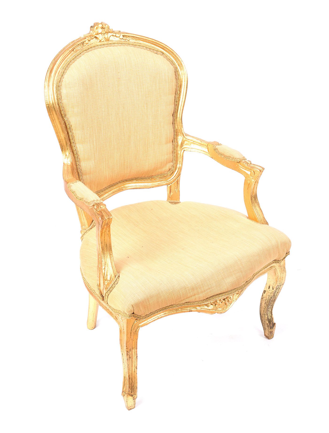 FRENCH GILT ARMCHAIR at Ross's Online Art Auctions