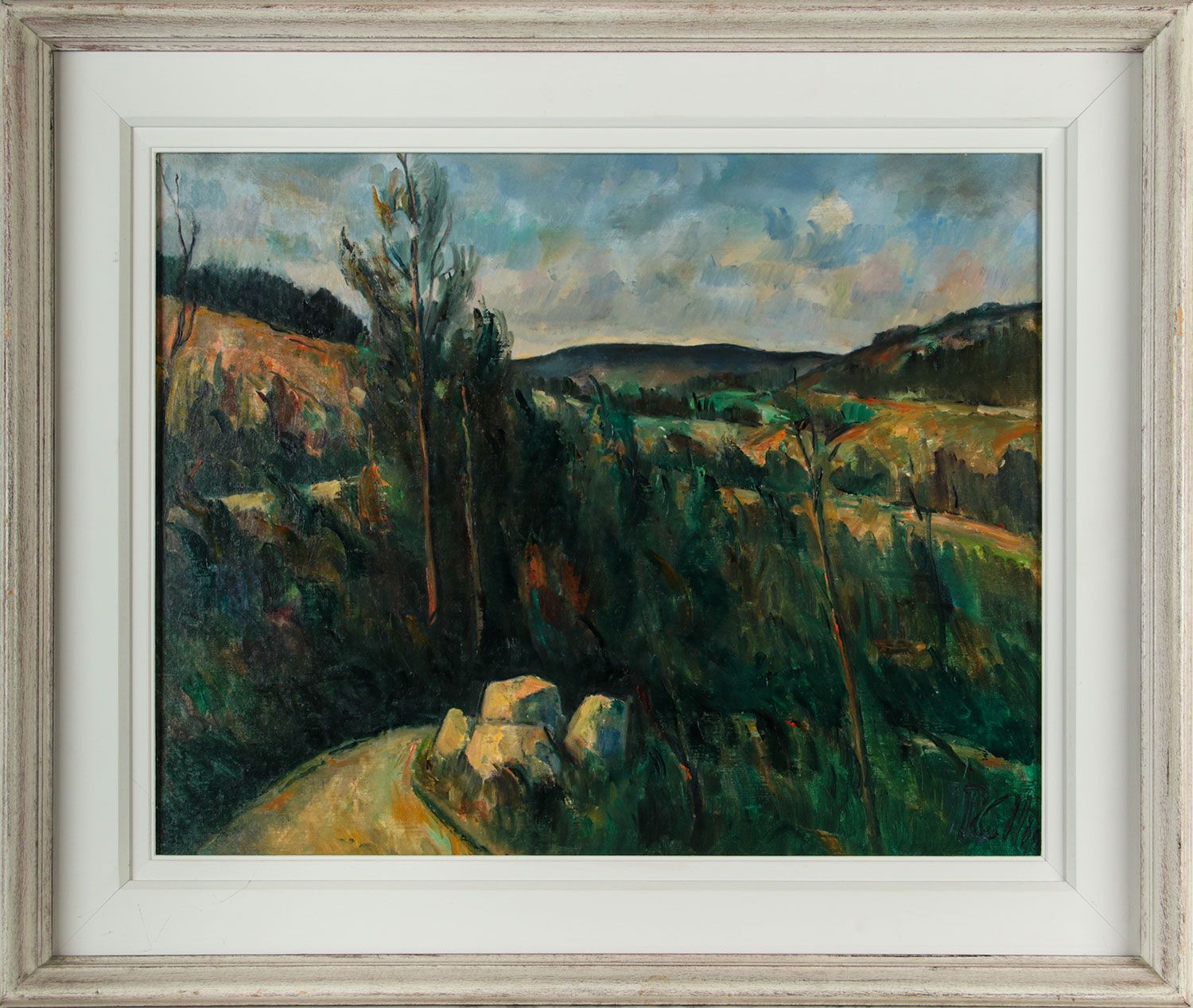 FOREST ROAD, GLENCREE VALLEY by Peter Collis HRHA at Ross's Online Art Auctions