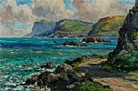 FAIRHEAD, COUNTY ANTRIM by Rowland Hill RUA at Ross's Online Art Auctions