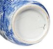 A JAPANESE BLUE AND WHITE VASE DECORATED WITH BIRDS AMID FOLIAGE at Ross's Online Art Auctions