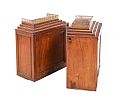 A PAIR OF REGENCY MAHOGANY DINING ROOM CUTLERY BOXES at Ross's Online Art Auctions