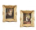 A PAIR OF GILT FRAMED OIL PAINTINGS BY ALEXANDER ROSELL at Ross's Online Art Auctions