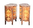 A PAIR OF MARQUETRY SIDE CABINETS at Ross's Online Art Auctions