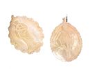PAIR OF CARVED MOTHER OF PEARL SHELLS & SIX OTHER SMALL CARVED SHELLS at Ross's Online Art Auctions