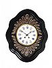 A NINETEENTH CENTURY MOTHER OF PEARL INLAID WALL CLOCK at Ross's Online Art Auctions