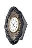 A NINETEENTH CENTURY MOTHER OF PEARL INLAID WALL CLOCK at Ross's Online Art Auctions