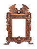 A NINETEENTH CENTURY CARVED MAHOGANY MIRROR IN THE MANNERIST REVIVAL STYLE at Ross's Online Art Auctions