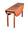 A NINETEENTH CENTURY MAHOGANY DROP-LEAF TABLE at Ross's Online Art Auctions