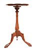 A NINETEENTH CENTURY INLAID MAHOGANY TRIPOD WINE TABLE at Ross's Online Art Auctions