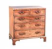 A NINETEENTH CENTURY MAHOGANY CHEST at Ross's Online Art Auctions