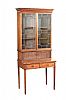AN EDWARDIAN MAHOGANY BOOKCASE ON STAND at Ross's Online Art Auctions