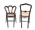 TWO VICTORIAN EBONISED OCCASIONAL CHAIRS at Ross's Online Art Auctions